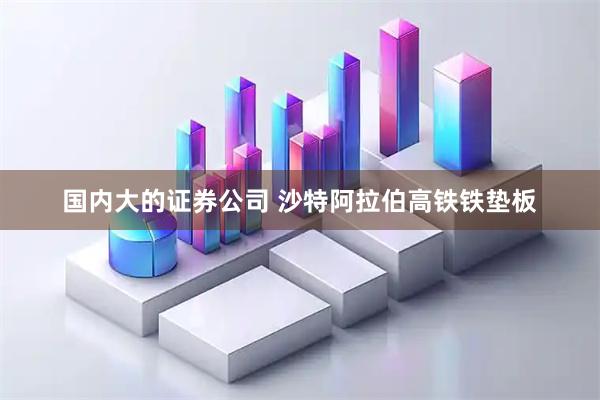 国内大的证券公司 沙特阿拉伯高铁铁垫板